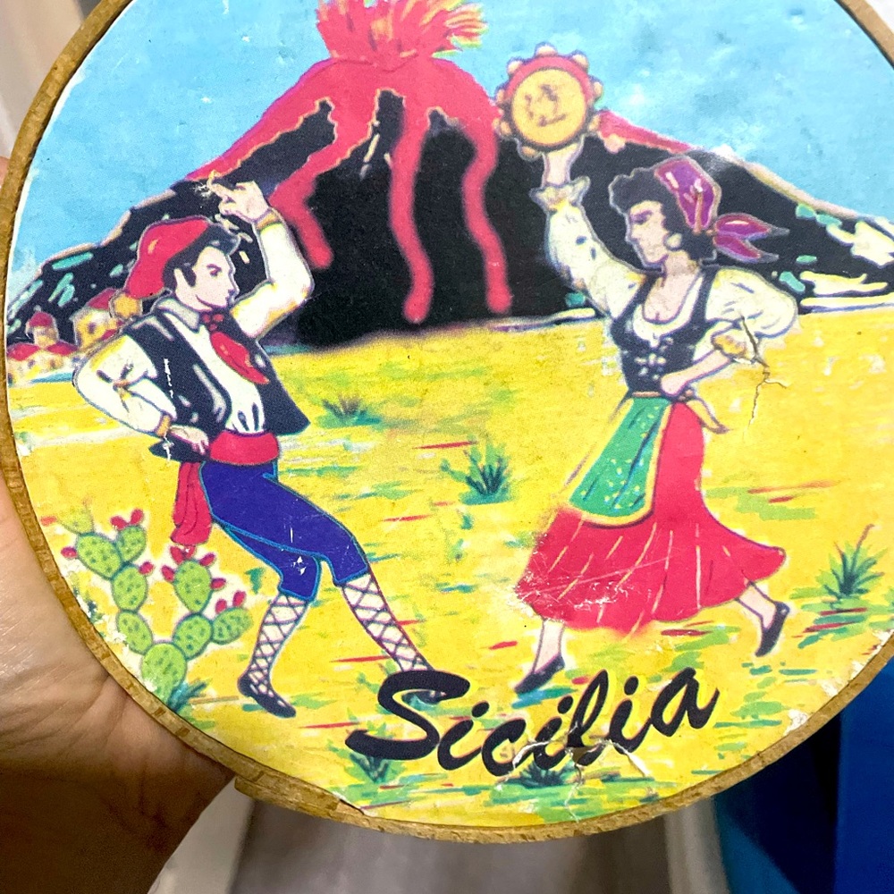 Sicilian hand percussion vintage 
Hand made in Sicily